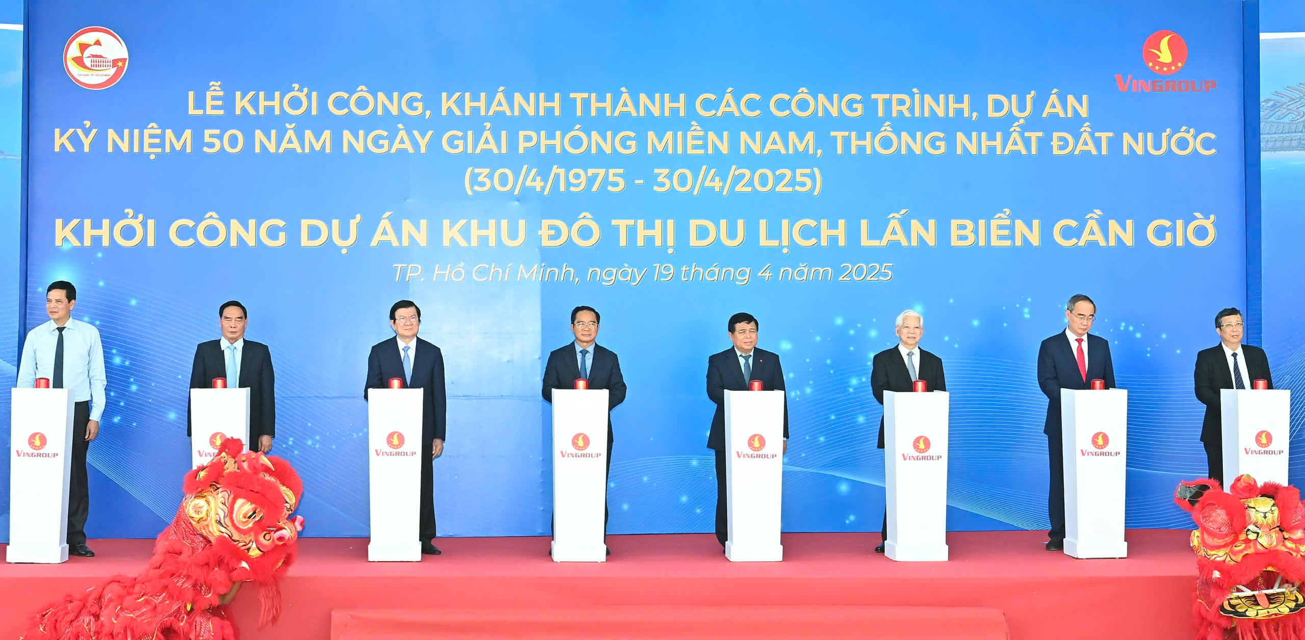 Khởi công dự án Khu đô thị du lịch lấn biển Cần Giờ