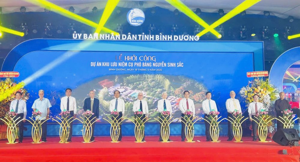 Khởi công dự án Khu lưu niệm Cụ Phó bảng Nguyễn Sinh Sắc tại tỉnh Bình Dương